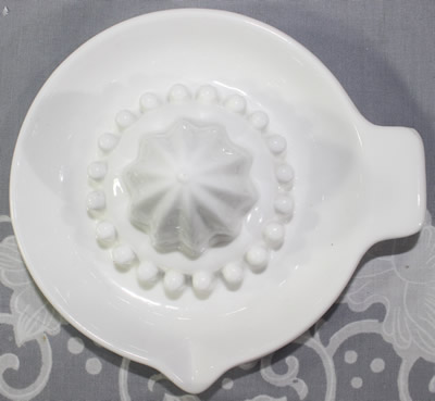 Top view of a Bartleet Classic White Juicer