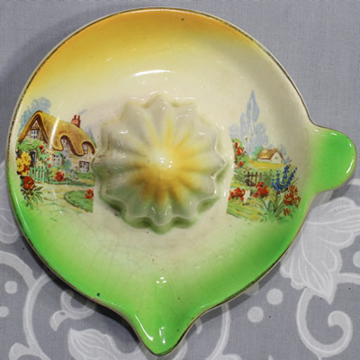 The top view of 'A present form Dover' souvenir juicer