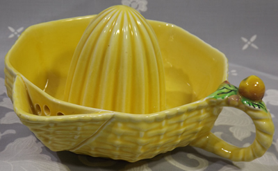 Carlton Ware basket weave  juicer